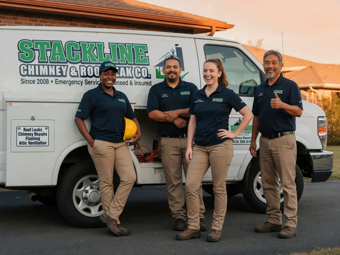 Chimney flashing repair company in Clever, MO